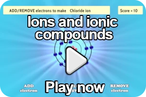 ions and ionic compounds game