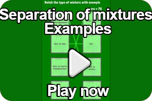 separation of mixtures examples