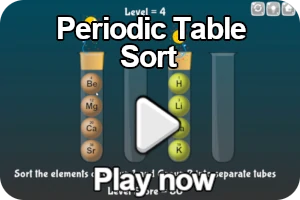 periodic table sort