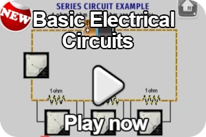 Basic electrical circuits game